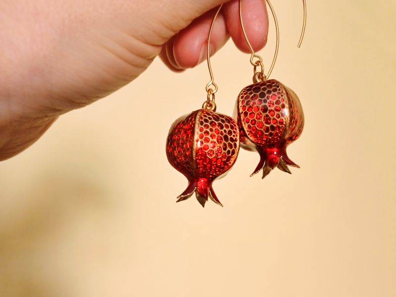 Pomegranate Earrings